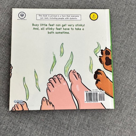 Stinky Feet Book Art By Anita C. Young Written by Heather Dawn Torres New - Picture 3 of 10